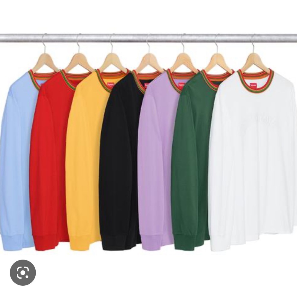 Supreme Multicolor Striped Rib L/S Top - Picture 2 of 10